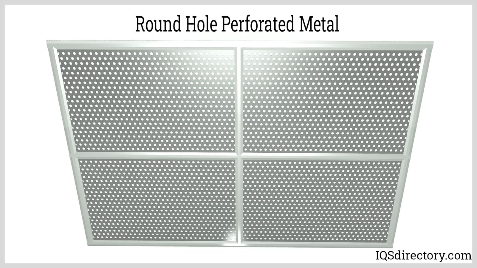 Round Hole Perforated Sheet Metal