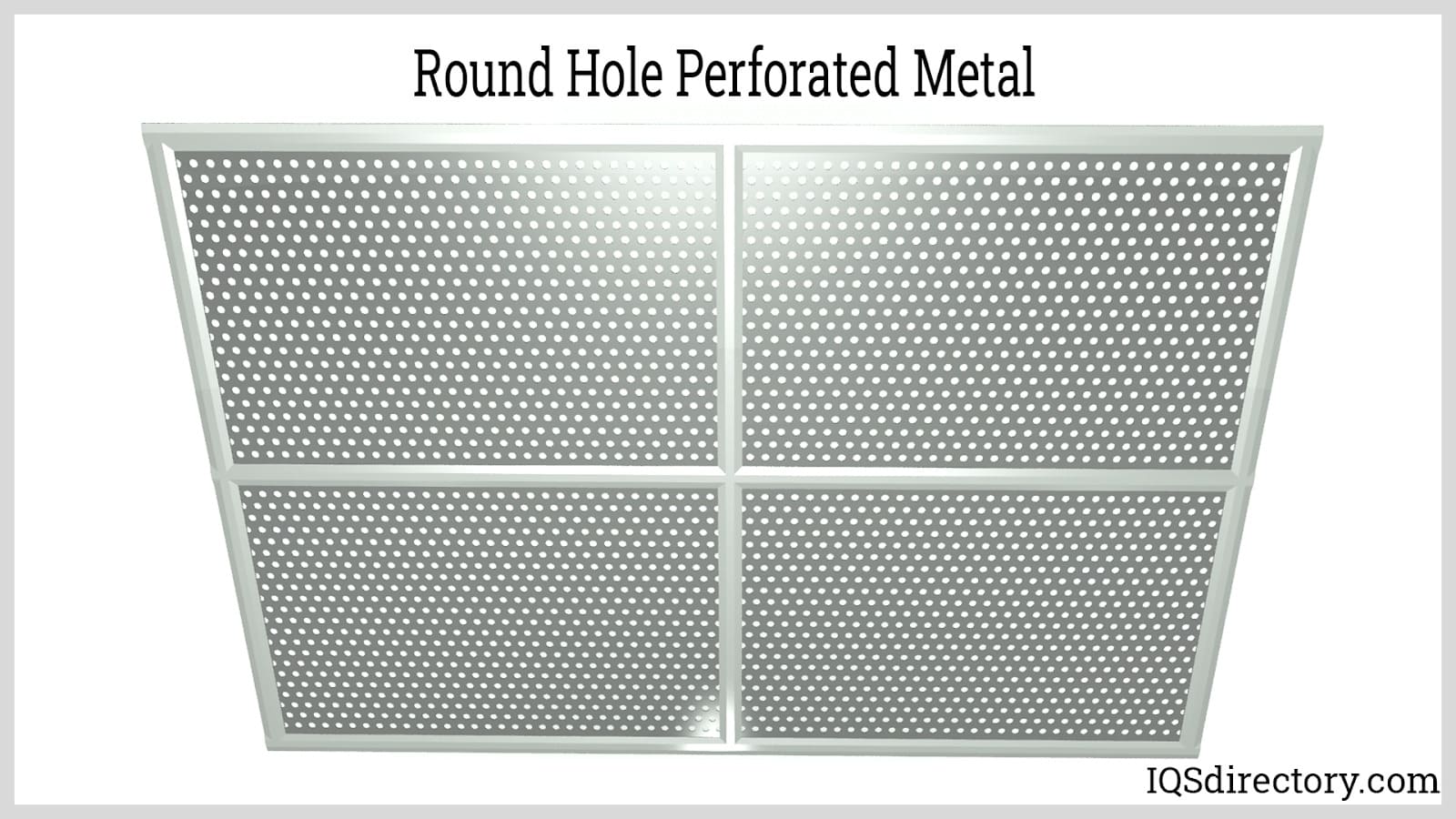 Round Hole Perforated Metal