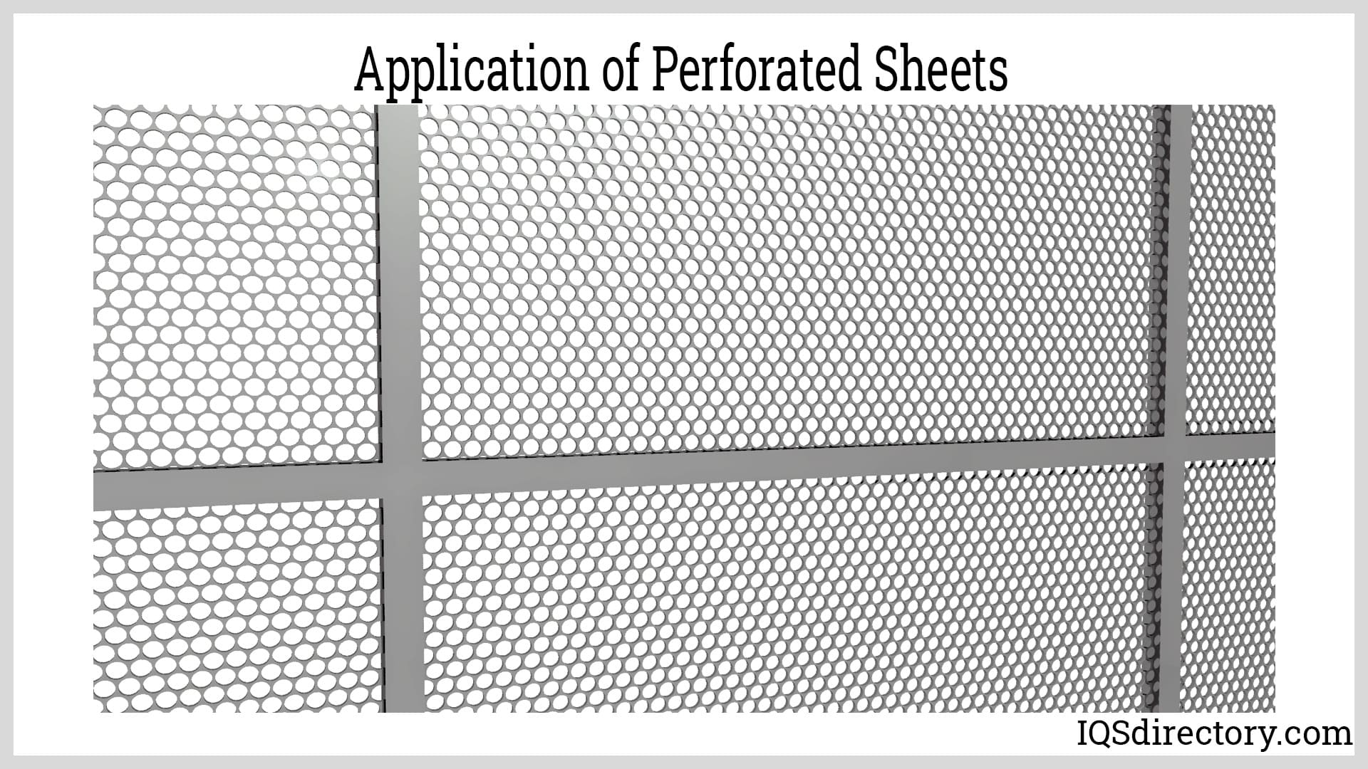 Application of Perforated Sheets